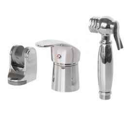 Смеситель для биде FRAP 40к F1221-2 б/отв, без излива, с гигиенической лейкой 519560 