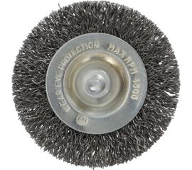 Щетка дисковая 120х20 мм, с хвостовиком, сталь FASTER TOOLS 3495 