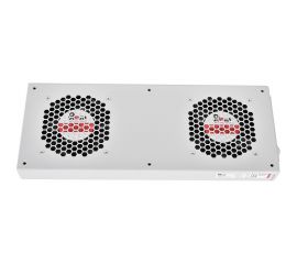 Вентиляторный модуль ЦМО 230V, 45х432х195 мм, вентиляторов: 2, 86 дБ, поток: 300 м3/ч, R-FAN-2J 