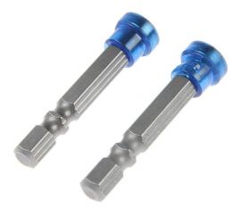 Биты намагниченные (2 шт; круглый магнитный фиксатор; сталь S2; PH2х50 мм) ТУНДРА 2393921 