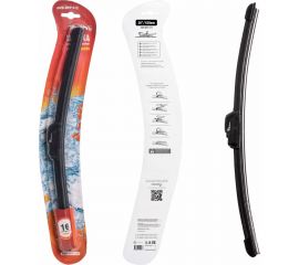 Щетка стеклоочистителя 410 мм, 16"", бескаркасная, 1 адаптер hook 9x3 Airline AWB-BKP-410 