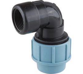 Угольник ПНД компрессионный с внутренней резьбой (25 ммx3/4") AV Engineering AVE1022534 