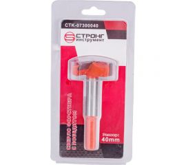 Фреза Форстнера по дереву с победитовыми напайками 40 мм Strong СТK-07300040 