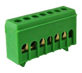 Шина TDM ""N"" нулевая, в изоляторе, на DIN-рейку, 6x9мм, 7 групп, SQ0801-0082 