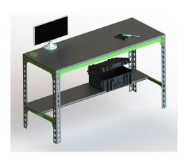 Металлический стол Metalex 750x1400x500 мм SMM751450 