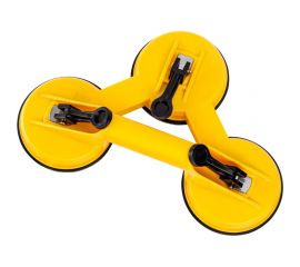 Присоска для стекла DELI DL-XP23 тройная, диаметр присосок 3x118мм, всасывание 120кг 104578 