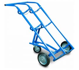 Тележка для газовых баллонов TOR ГБ-2, 2 баллона, 250 литые колеса + 160 поворотное 1012419 