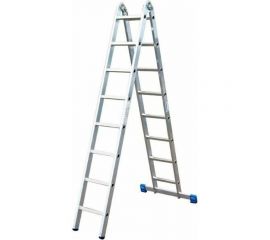 Лестница-стремянка 2x7 трансформер WORKY profi, 2 секции, высота 4.18 м ARD257723 