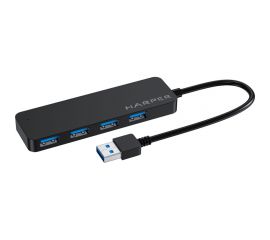 USB концентратор Harper HUB-04P Black H00003291 