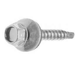 Кровельный саморез STARFIX 5,5x19 мм, цинк, шайба с прокладкой, PT3, 300 шт. SMC2-81097-300 