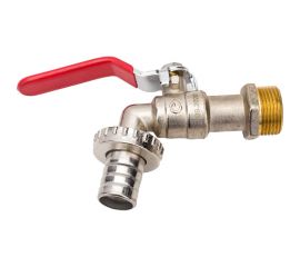 Водозаборный кран AV Engineering со штуцером 3/4" никелированный AVE166034 