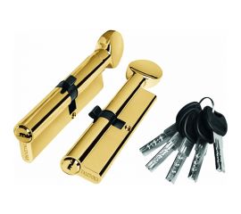 Цилиндр PALIDORE алюмин. А 80 PB (ключ/завертка, золото бл.) TURDUS 98760954 