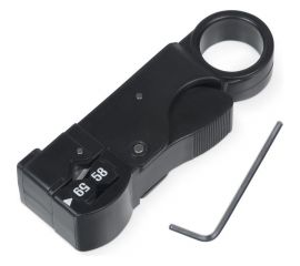 Инструмент для зачистки коаксиального кабеля Cabeus RG-58,59,62 HT-312B 