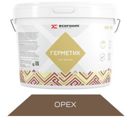 Герметик акриловый ECOROOM AS-16 для дерева, орех, 3 кг 225-1-3/орех 