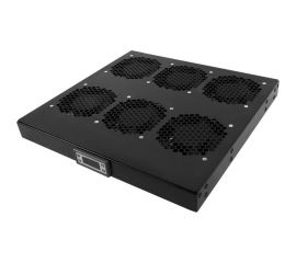 Вентиляторный модуль ЦМО Rem R-FAN, 230V, 1U, вентиляторов: 6, 43 дБ, чёрный R-FAN-6K-1U-9005 