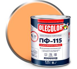 Эмаль OLECOLOR ПФ-115 кремовый, 2.7 кг 4300000209 