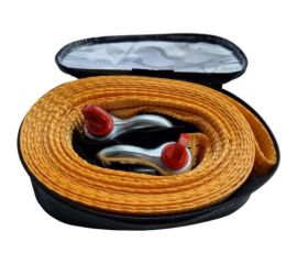 Буксировочный трос Avto Vins 12 т, 5 м с шаклами скоба - скоба, для авто до 5 тонн 7033197 