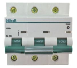 Автоматический выключатель DEKraft ВА201-3P-063A-C 13007DEK 121935 