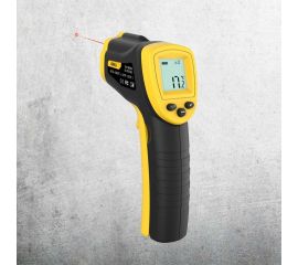Инфракрасный термометр DELI dl333380 диапазон измерения -30С до 380°C или -22-716?, LCD дисплей, отклик 0.5с 102968 