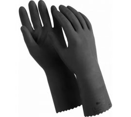 Двухслойные перчатки MANIPULA КЩС-1, размер 10, черные L-U-03 605828 