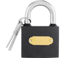 Навесной замок DELI 63 мм dl508904 (автомат, личинка латунь, 3 ключа, защита от влаги) 119317 