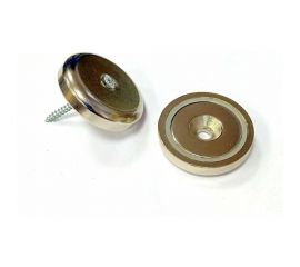 Магнитное крепление с зенковкой Проф-магнит А32, сцепление 25 кг, 2 шт. PMYP-A-32 