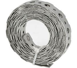 Перфорированная лента VORMANN 16x0,9 мм, 3 м, нержавеющая сталь 011401016 