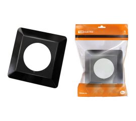 Одноместная защитная рамка для выключателей или розеток для защиты обоев TDM 130x130 мм, антрацит SQ1822-0005 