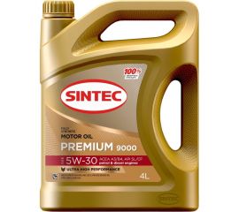 Моторное масло Sintec PREMIUM SAE 5W-30 API SL, ACEA A3/B4 4 л 801969 