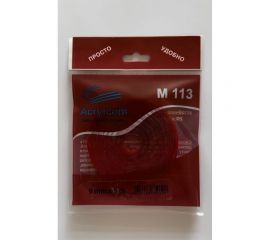 Акриловая лента Акрилком М113 прозрачный носитель, 0,8 мм х 9 мм х 5 м М113 9мм 