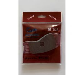 Акриловая лента Акрилком М103 серый носитель, 0,8 мм х 12 мм х 5 м М103 12мм 