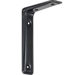 Кронштейн VORMANN 3-F 115х80х40 мм, оцинкованный, цвет: черный, 30 кг 00165 115 S 