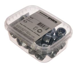 Гайка ш\г самостоп. с нейл. кольцом Качественный КРЕПЕЖ DIN 985 М12 40 шт 0300937 КЧ 