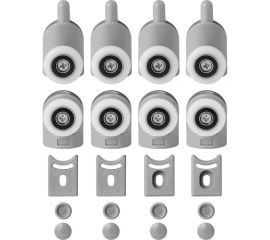 Ролики для душевой кабины BIRD HOUSE 23 мм, набор 8 шт 50953 