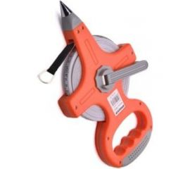 Геодезическая рулетка HARDEN с фибергласовой лентой и открытым корпусом, 50 м. 580215 