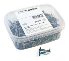 Прессшайба Качественный КРЕПЕЖ 4.2х16 мм, синяя вода RAL 5021, острая, 250 шт 0200307 КЧ 