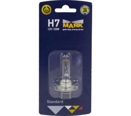 Лампа Маяк H7, 12 В, 55 Вт, PX26d, в блистере 48137 