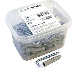 Дюбель-костыль Качественный КРЕПЕЖ Р-8, 8х40, 50 шт 0500639 КЧ 