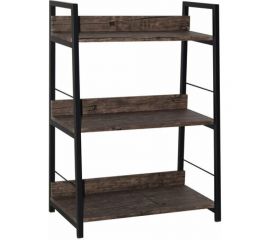 Стеллаж на металлокаркасе BRABIX LOFT SH-002 600х350х845 мм, цвет морёный дуб 641231 