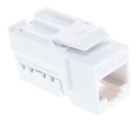 Модуль-вставка типа Keystone NIKOMAX неэкранированный, белый NMC-KJUD2-FT-WT 