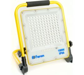 Переносной светодиодный прожектор FERON ll-952 с зарядным устройством ip66 100w 6400k, 48677 