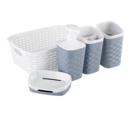 Набор для ванной комнаты Полимербыт REEF 5 предметов 438355000 