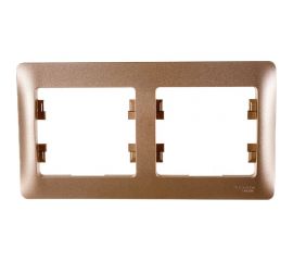 2-постовая горизонтальная рамка Schneider Electric GLOSSA ТИТАН GSL000402 
