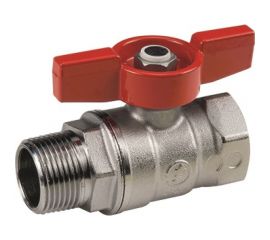 Шаровой кран GEKON с вн./нар. резьбой 1/2"", ручка-бабочка GK 554 12 