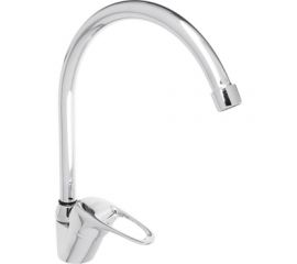 Смеситель для кухни СоюзКран, высокий излив 25 см, керамический картридж 35 мм, хром, цинк SK01-T103 567-056 