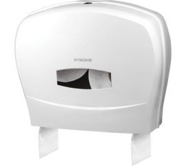 Диспенсер для туалетной бумаги ЛАЙМА PROFESSIONAL, большой, белый, ABS-пластик, 601428 