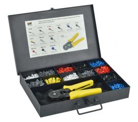 Набор наконечников IEK №2 тип е/нги2 с клещами обжимными ко-04 UNE10-N02-13-3451 