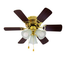 Люстра вентилятор DREAMFAN fast satin brass 76 54075DFN 