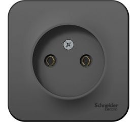 Наружная розетка Schneider Electric Blanca Антрацит, без заземления, без шторок, 16А, 250В SE BLNRA000116 
