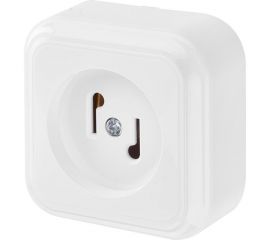 Розетка Bylectrica абонентская для сети проводного вещания ОУ, серия ПРАЛЕСКА, белый, АРО-001 
